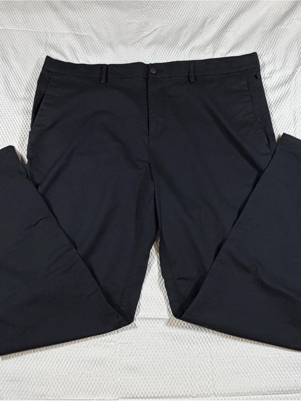 Old Navy Ultimate Tech Straight Pants Men 40x32 Black Built In Stretch Chino